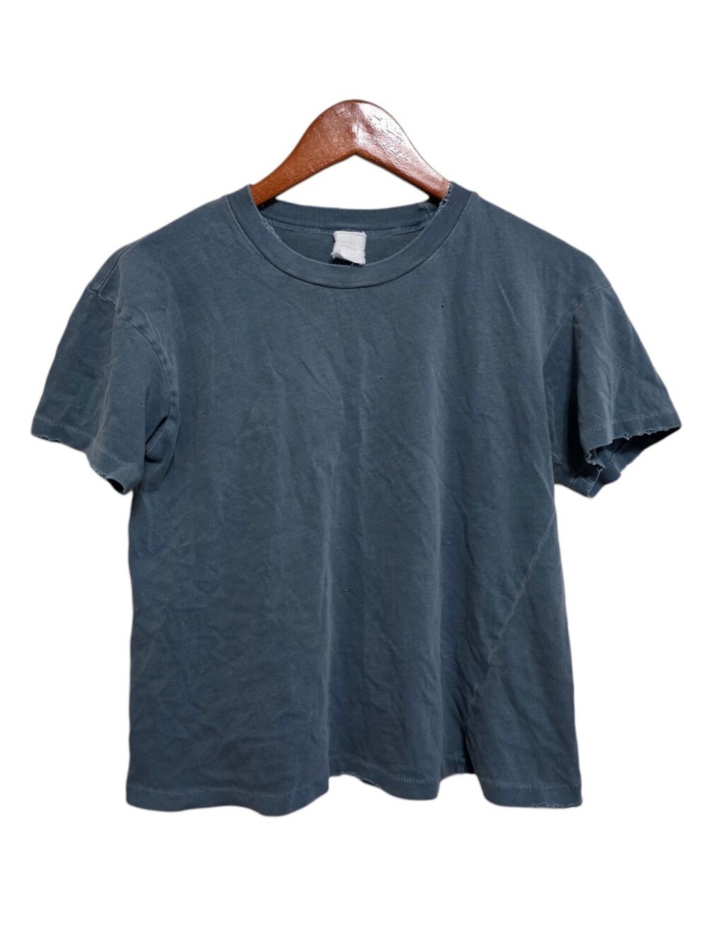 Madeworn Crop in Steel Size Small